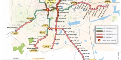 Namma metro fase 2 ruta mapa