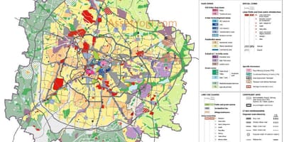 Uso da terra mapa Bangalore
