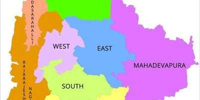Bangalore BBMP mapa