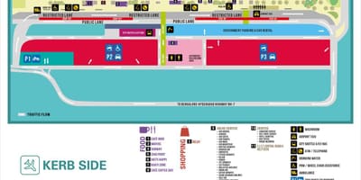 Kempegowda aeroporto internacional mapa