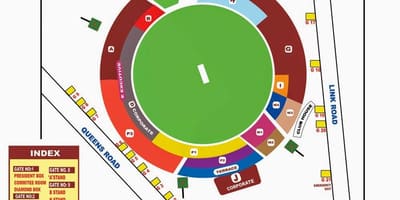 Bangalore chinnaswamy estadio mapa
